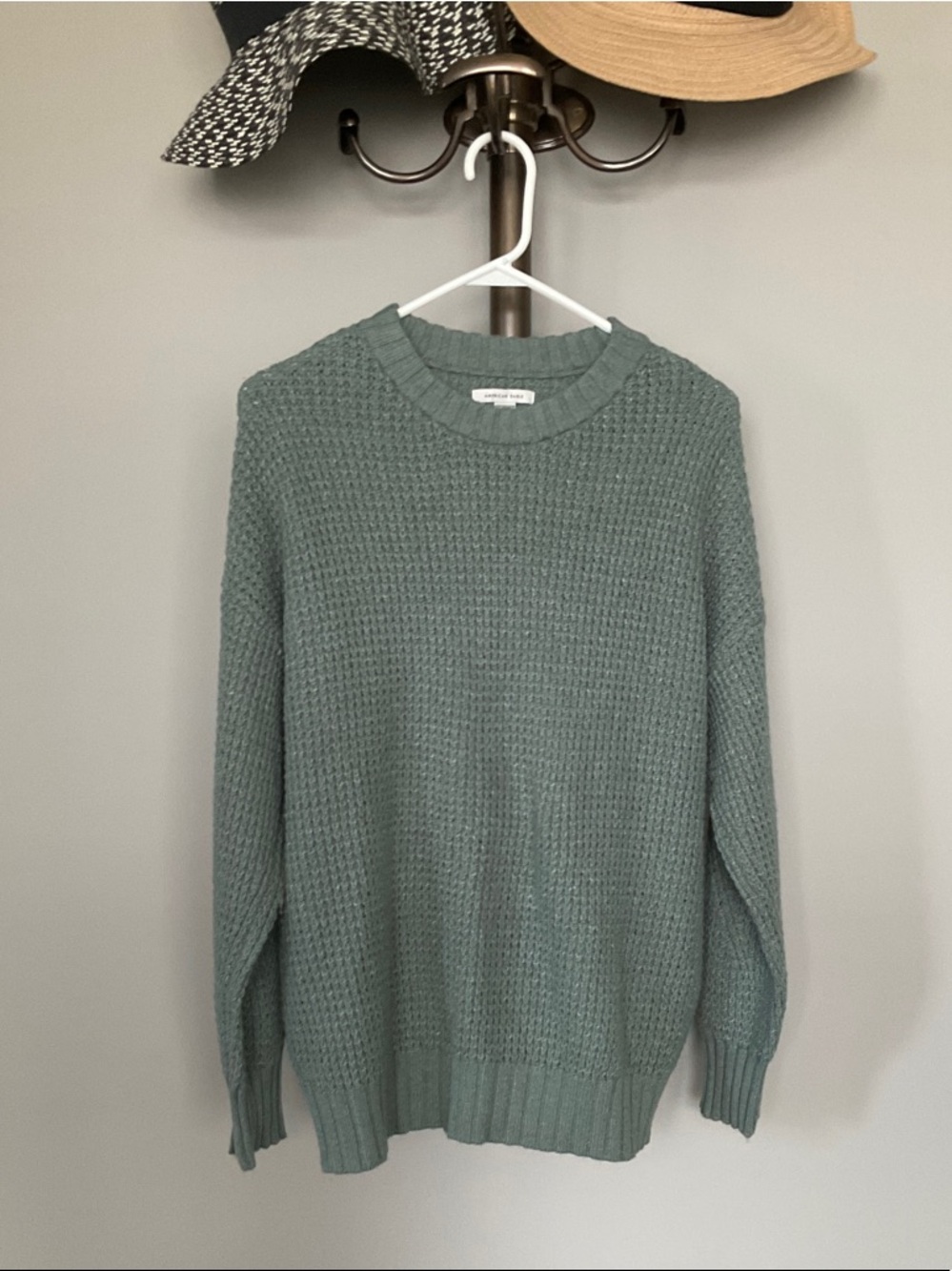 American Eagle Outfitters Women’s Crewneck Sweater in Sage